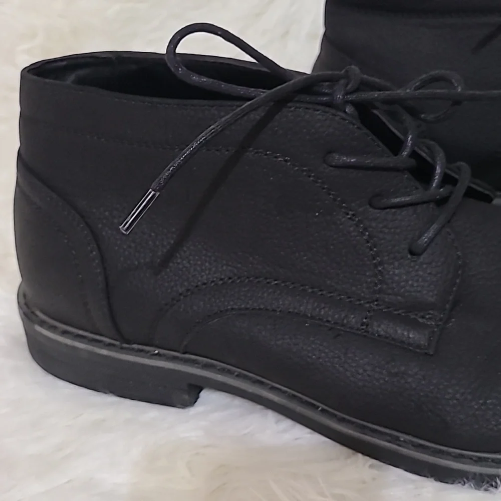 PERRY‎ ELLIS PORTFOLIO David Chukka Boots Black with Matt Finish - Size 11.5